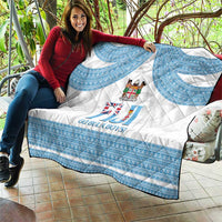 Custom Fiji Tapa Football Quilt Go Bula Boy!