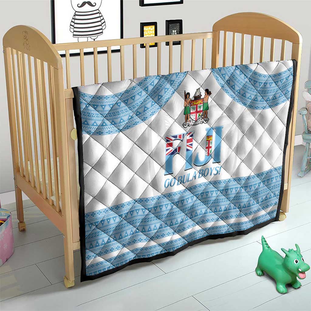 Custom Fiji Tapa Football Quilt Go Bula Boy!