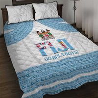 Custom Fiji Tapa Football Quilt Bed Set Go Bula Boy!