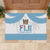 Custom Fiji Tapa Football Rubber Doormat Go Bula Boy!