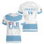 Custom Fiji Tapa Football Women V-Neck T-Shirt Go Bula Boy!