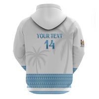 Custom Fiji Tapa Football Zip Hoodie Go Bula Boy!