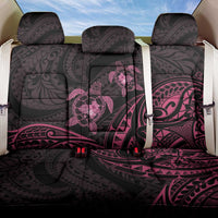 Pink Black Polynesia Floral Sea Turtle Back Car Seat Cover - Polynesian Pride