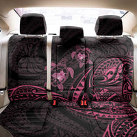 Pink Black Polynesia Floral Sea Turtle Back Car Seat Cover - Polynesian Pride