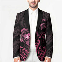 Pink Black Polynesia Floral Sea Turtle Blazer LT14 - Polynesian Pride
