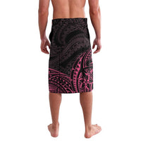Pink Black Polynesia Floral Sea Turtle Lavalava LT14 - Polynesian Pride