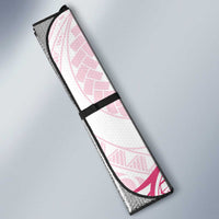 Pink White Polynesia Floral Sea Turtle Auto Sun Shade LT14 - Polynesian Pride