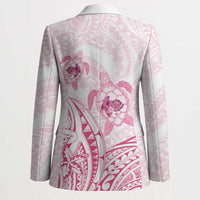 Pink White Polynesia Floral Sea Turtle Blazer LT14 - Polynesian Pride