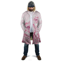 Pink White Polynesia Floral Sea Turtle Cloak LT14 - Polynesian Pride