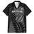 Custom New Zealand Silver Fern Rugby 2025 Family Matching Short Sleeve Bodycon Dress and Hawaiian Shirt Go Champions Aotearoa Maori Black