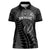 Custom New Zealand Silver Fern Rugby 2025 Women Polo Shirt Go Champions Aotearoa Maori Black