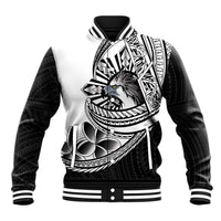 Philippines Eagle Sun Baseball Jacket Filipino Agila Polynesian Tattoo Black Color LT14 Unisex Black - Polynesian Pride