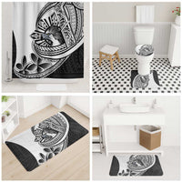 Philippines Eagle Sun Bathroom Set Filipino Agila Polynesian Tattoo Black Color