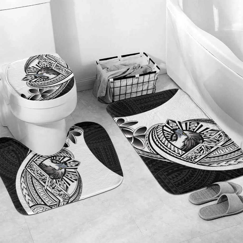 Philippines Eagle Sun Bathroom Set Filipino Agila Polynesian Tattoo Black Color