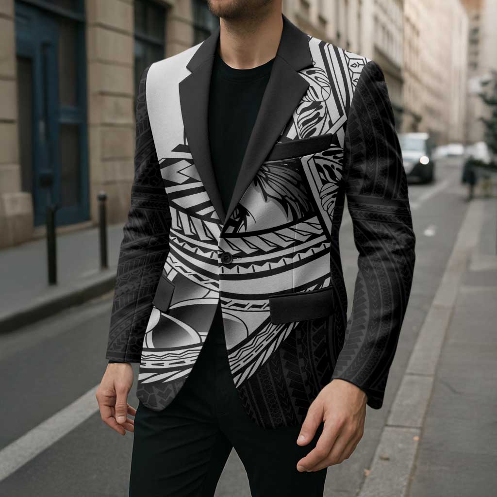 Philippines Eagle Sun Blazer Filipino Agila Polynesian Tattoo Black Color LT14 - Polynesian Pride