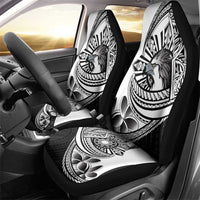 Philippines Eagle Sun Car Seat Cover Filipino Agila Polynesian Tattoo Black Color LT14 - Polynesian Pride