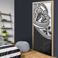 Philippines Eagle Sun Door Cover Filipino Agila Polynesian Tattoo Black Color LT14 - Polynesian Pride