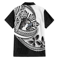 Philippines Eagle Sun Family Matching Mermaid Dress and Hawaiian Shirt Filipino Agila Polynesian Tattoo Black Color