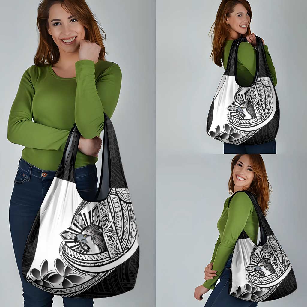 Philippines Eagle Sun Grocery Bag Filipino Agila Polynesian Tattoo Black Color LT14 - Polynesian Pride