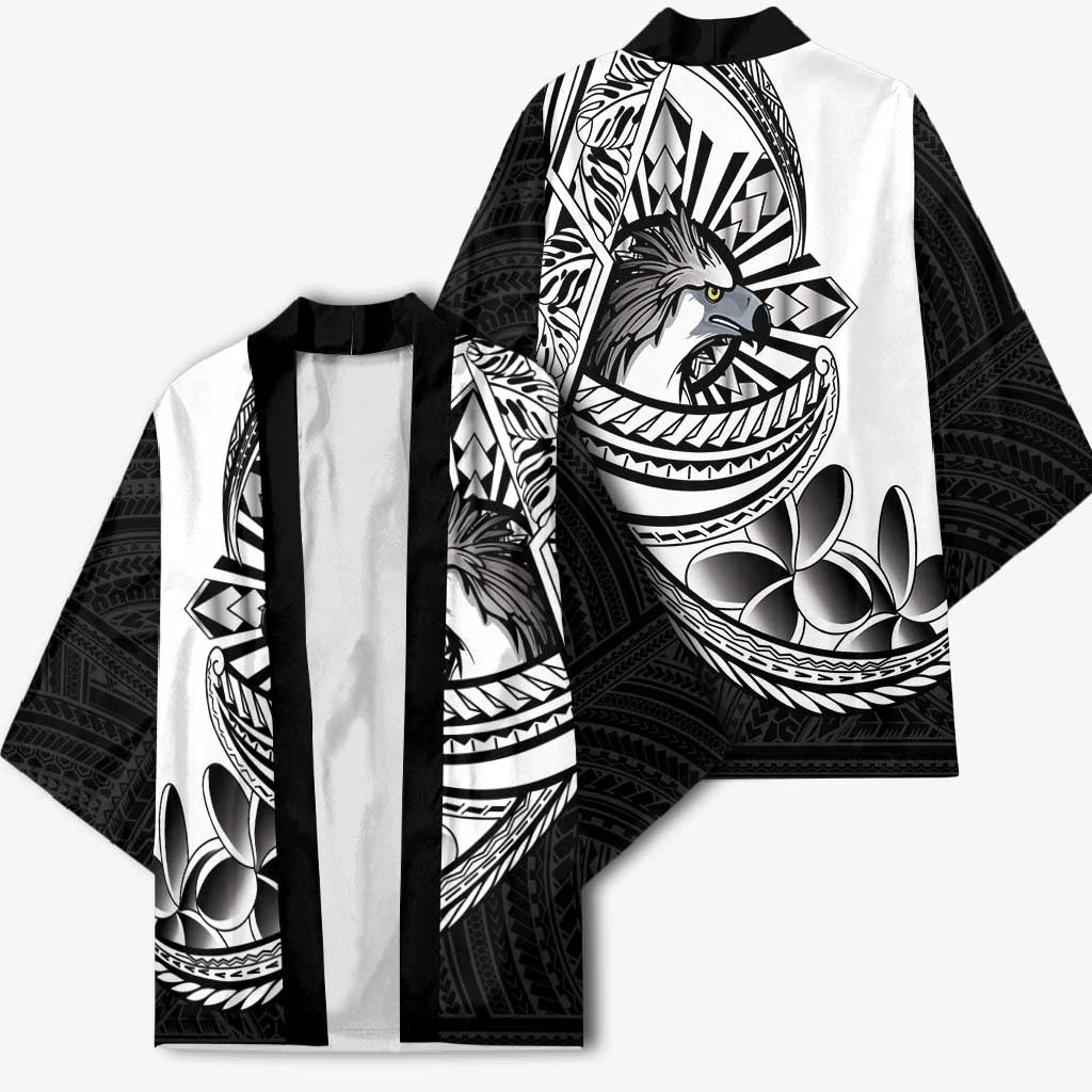 Philippines Eagle Sun Kimono Filipino Agila Polynesian Tattoo Black Color LT14 - Polynesian Pride