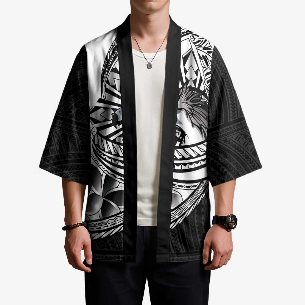 Philippines Eagle Sun Kimono Filipino Agila Polynesian Tattoo Black Color LT14 - Polynesian Pride