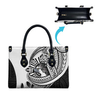 Philippines Eagle Sun Leather Bag Filipino Agila Polynesian Tattoo Black Color LT14 - Polynesian Pride