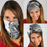 Philippines Eagle Sun Neck Gaiter Filipino Agila Polynesian Tattoo Black Color LT14 - Polynesian Pride