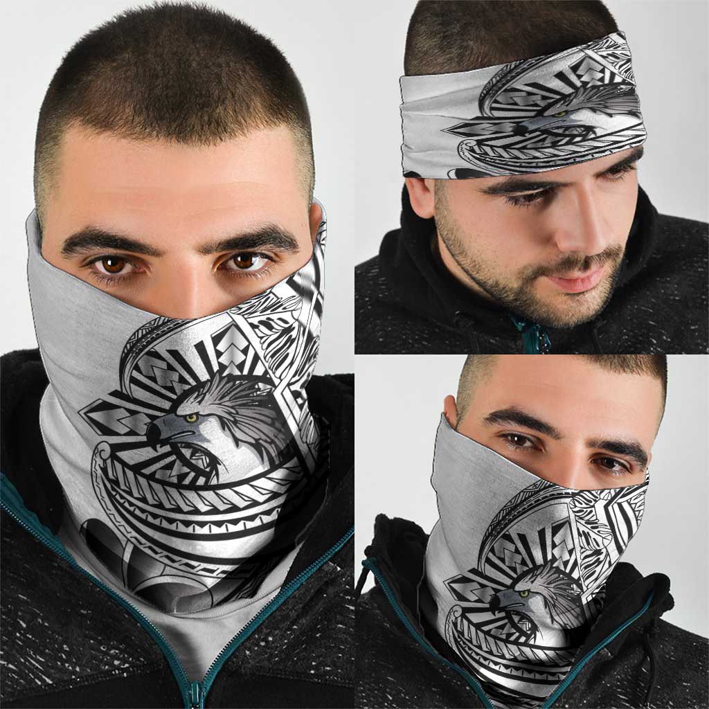 Philippines Eagle Sun Neck Gaiter Filipino Agila Polynesian Tattoo Black Color LT14 - Polynesian Pride