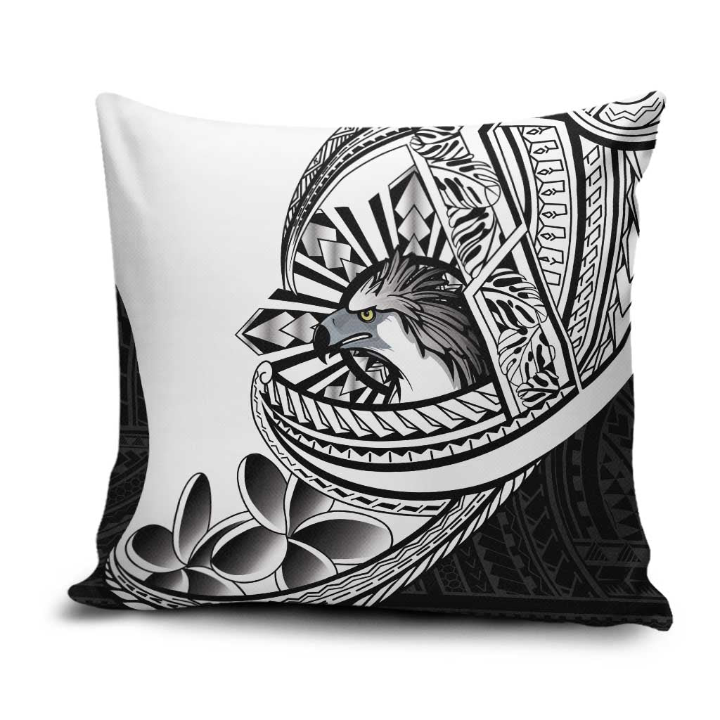 Philippines Eagle Sun Pillow Cover Filipino Agila Polynesian Tattoo Black Color LT14 Black - Polynesian Pride