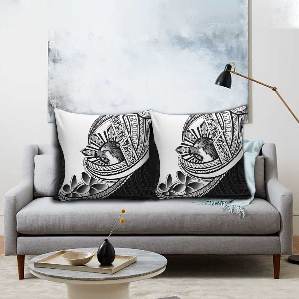 Philippines Eagle Sun Pillow Cover Filipino Agila Polynesian Tattoo Black Color LT14 - Polynesian Pride