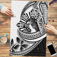 Philippines Eagle Sun Puzzle Filipino Agila Polynesian Tattoo Black Color LT14 Black - Polynesian Pride