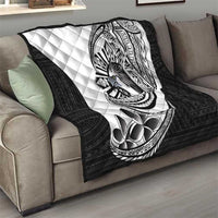 Philippines Eagle Sun Quilt Filipino Agila Polynesian Tattoo Black Color