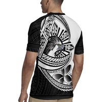 Philippines Eagle Sun Rugby Jersey Filipino Agila Polynesian Tattoo Black Color