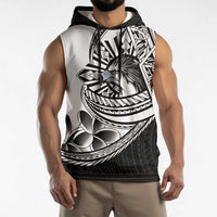 Philippines Eagle Sun Sleeveless Hoodie Filipino Agila Polynesian Tattoo Black Color LT14 - Polynesian Pride