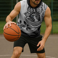 Philippines Eagle Sun Sleeveless Hoodie Filipino Agila Polynesian Tattoo Black Color LT14 - Polynesian Pride