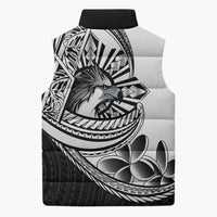 Philippines Eagle Sun Sleeveless Puffer Jacket Filipino Agila Polynesian Tattoo Black Color LT14 - Polynesian Pride