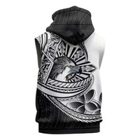 Philippines Eagle Sun Sleeveless Zip Hoodie Filipino Agila Polynesian Tattoo Black Color LT14 - Polynesian Pride