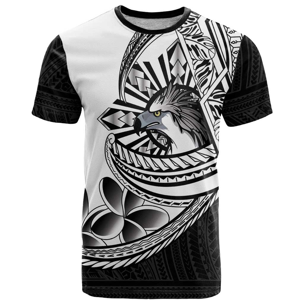 Philippines Eagle Sun T Shirt Filipino Agila Polynesian Tattoo Black Color LT14 Black - Polynesian Pride