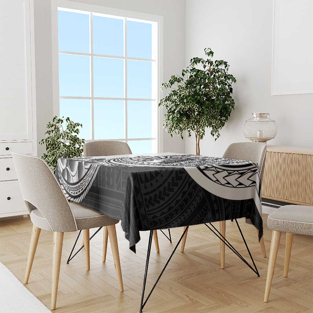 Philippines Eagle Sun Tablecloth Filipino Agila Polynesian Tattoo Black Color LT14 - Polynesian Pride