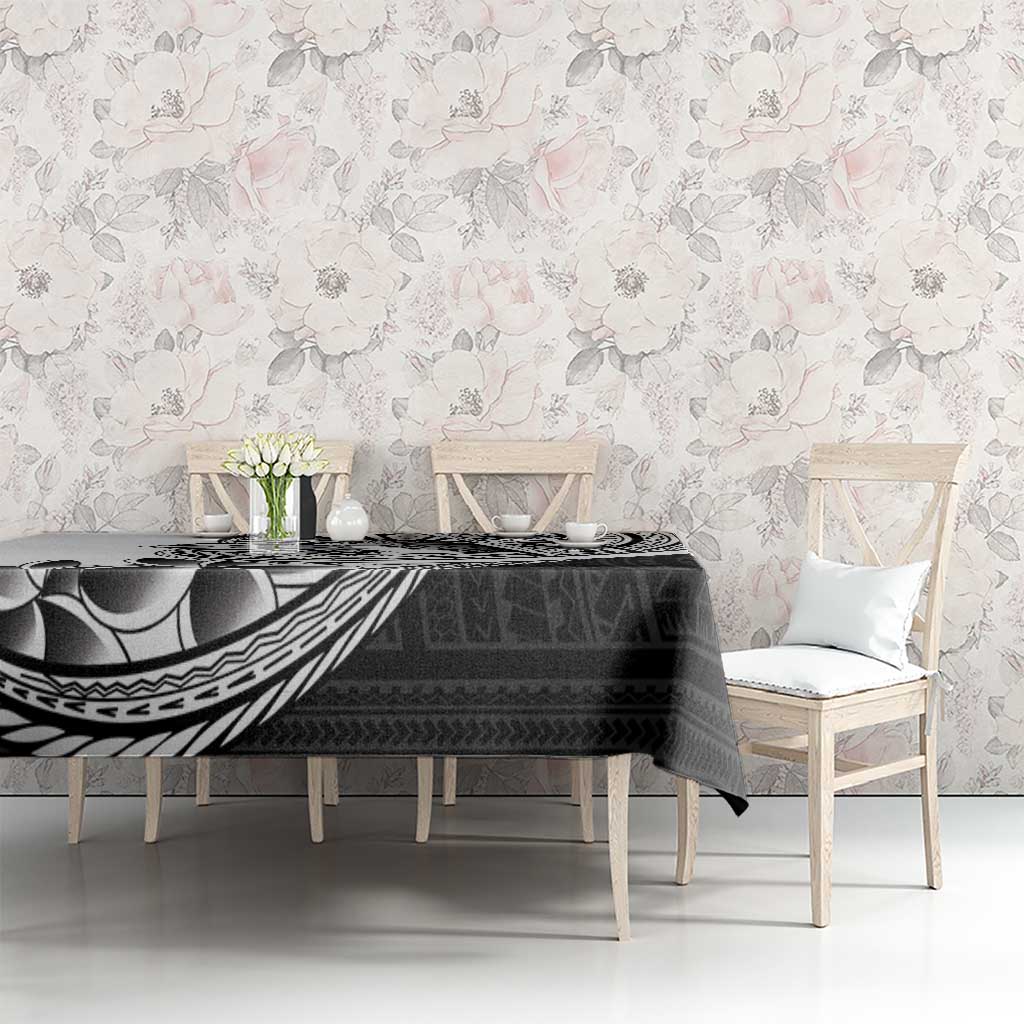 Philippines Eagle Sun Tablecloth Filipino Agila Polynesian Tattoo Black Color LT14 - Polynesian Pride