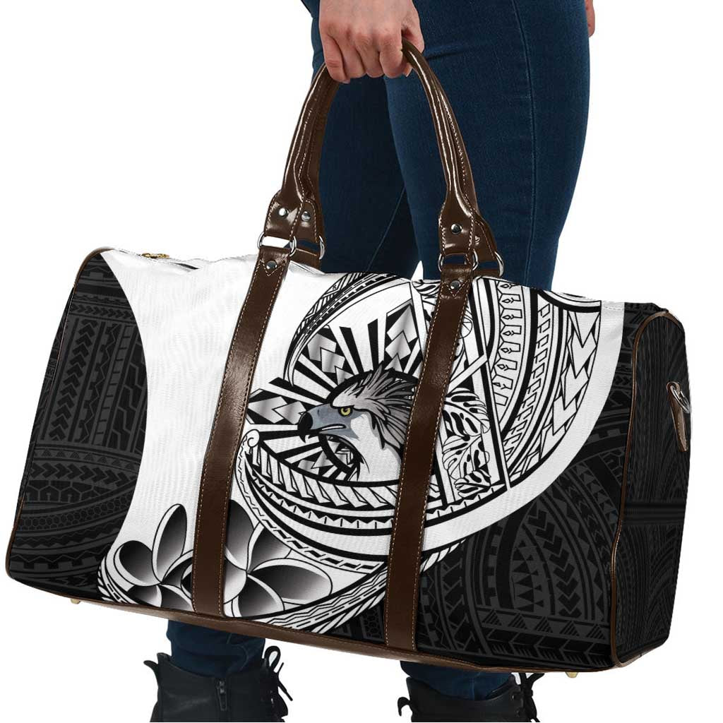 Philippines Eagle Sun Travel Bag Filipino Agila Polynesian Tattoo Black Color LT14 - Polynesian Pride