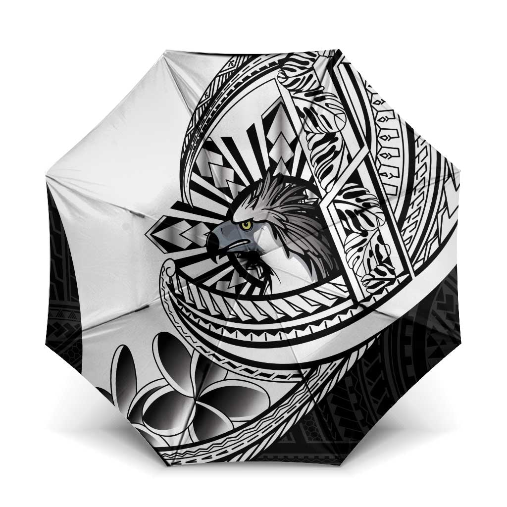 Philippines Eagle Sun Umbrella Filipino Agila Polynesian Tattoo Black Color