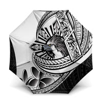 Philippines Eagle Sun Umbrella Filipino Agila Polynesian Tattoo Black Color LT14 One Size Folded 11.42 inch Opened Diameter 37.4 inch Black - Polynesian Pride