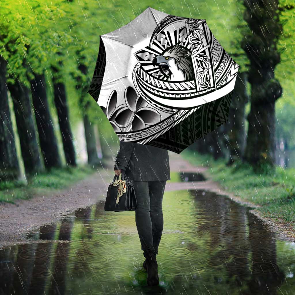 Philippines Eagle Sun Umbrella Filipino Agila Polynesian Tattoo Black Color LT14 - Polynesian Pride