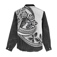 Philippines Eagle Sun Women Casual Shirt Filipino Agila Polynesian Tattoo Black Color LT14 - Polynesian Pride
