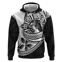 Philippines Eagle Sun Zip Hoodie Filipino Agila Polynesian Tattoo Black Color LT14 Pullover Hoodie Black - Polynesian Pride