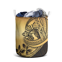 Philippines Eagle Sun Laundry Basket Filipino Agila Polynesian Tattoo Gold Color LT14 - Polynesian Pride
