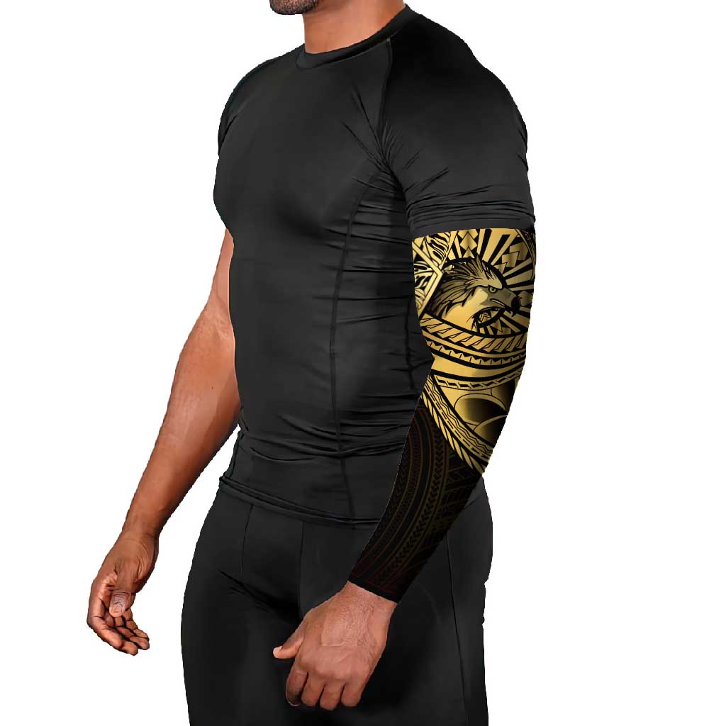 Philippines Eagle Sun Arm Sleeves Filipino Agila Polynesian Tattoo Gold Color LT14 - Polynesian Pride