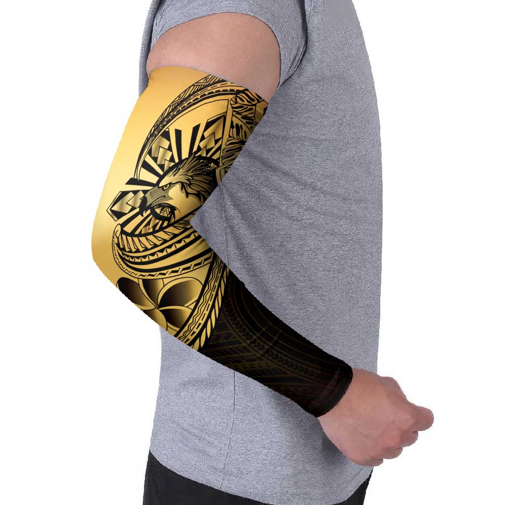 Philippines Eagle Sun Arm Sleeves Filipino Agila Polynesian Tattoo Gold Color LT14 - Polynesian Pride