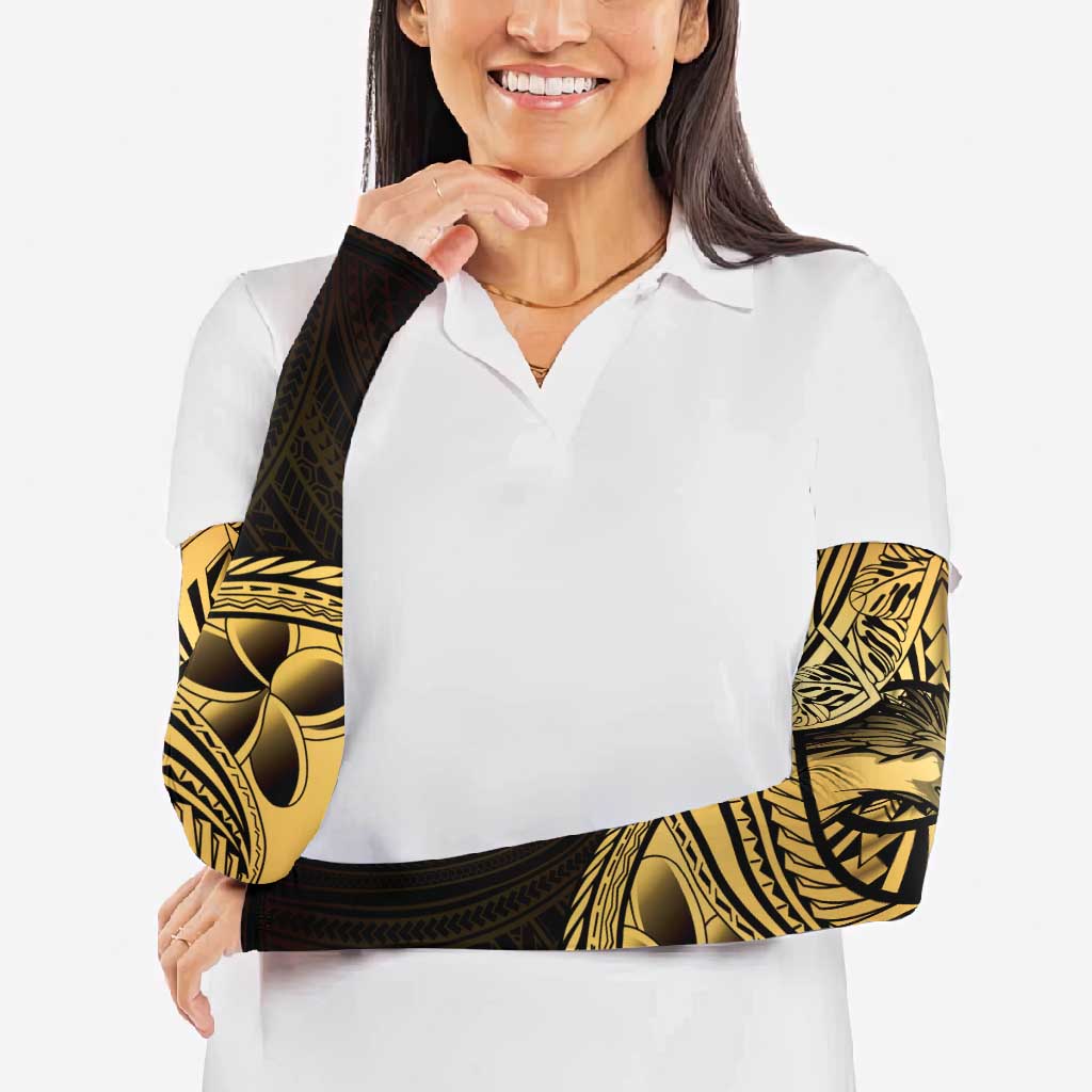 Philippines Eagle Sun Arm Sleeves Filipino Agila Polynesian Tattoo Gold Color LT14 - Polynesian Pride